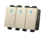 10A250V三位連體雙控點(diǎn)開(kāi)關(guān)功能件