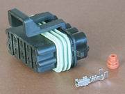 DJ7101Y-1.5-21塑料10孔接插件護套