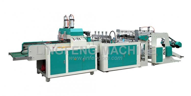 全自動(dòng)高速雙線背心袋制袋機(jī)(GDFR-400*2)