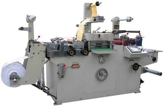 JMQ-320B型全自動(dòng)連續(xù)不干膠模切機(jī)（帶燙金)
