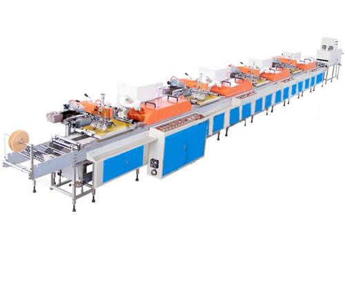 四色全自動(dòng)絲網(wǎng)印刷機(jī)