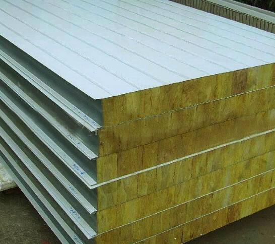 彩鋼巖棉夾芯板