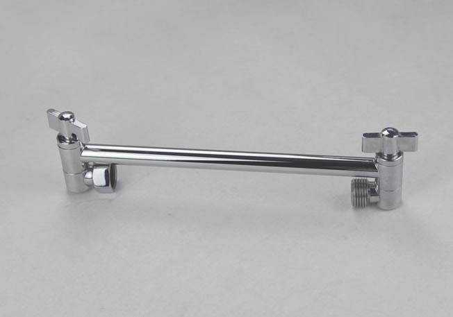 花灑暗裝入墻銅管淋浴花灑桿 衛浴方彎管花灑套裝噴頭管淋浴花灑