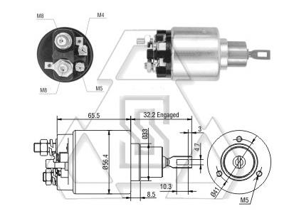 起動機電磁開關0-331-303-035 ZF 874