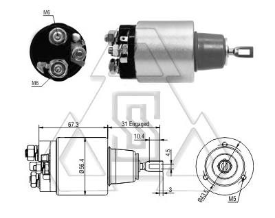 起動機(jī)電磁開關(guān)6-004-AS1-001