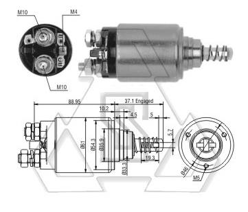 起動機電磁開關0-331-401-040