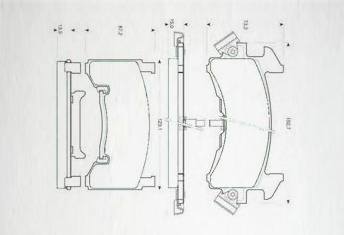 HD-BU154 HD-BU767剎車(chē)片