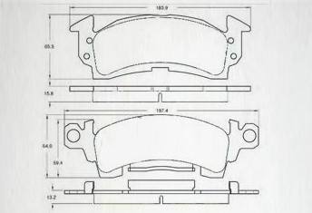 HD-BU527剎車片 汽車盤式剎車片