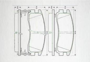 HD-BU714剎車片 汽車盤式剎車片