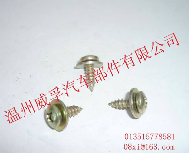 十字槽自攻螺釘和大平墊圈組合件Q221 GB/T9074.19--1988