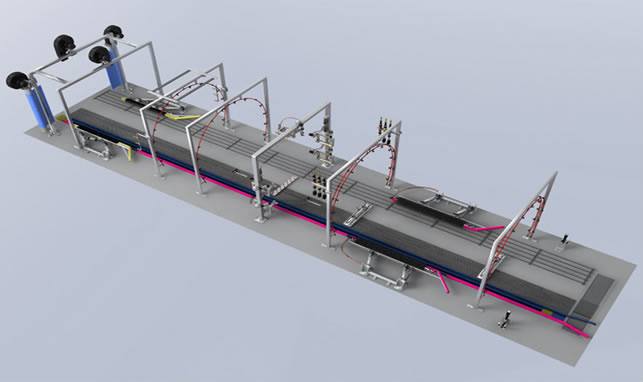 無刷隧道式電腦洗車機