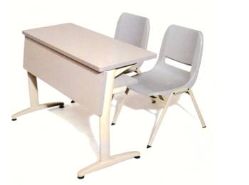 雙位培訓課桌椅