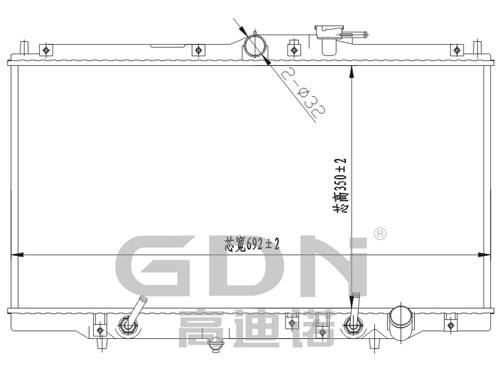 GDN.6.HO.010A-23 本田 鋁質散熱器