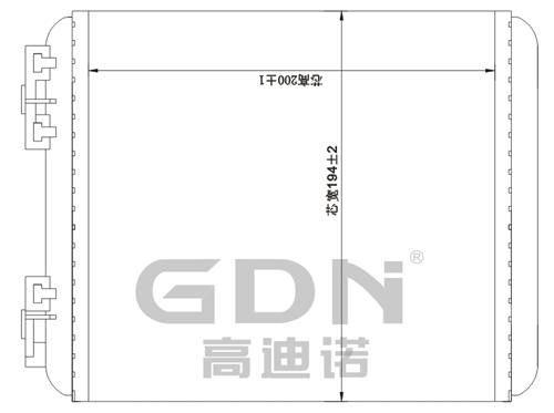 GDN.7.LA.002H-40 拉達 暖風(fēng)機水箱