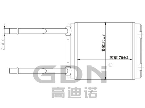 GDN.7.OP.002H-40 歐寶 暖風(fēng)機水箱