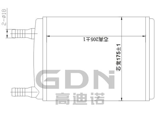 GDN.7.LA.013H-40 拉達 暖風機水箱