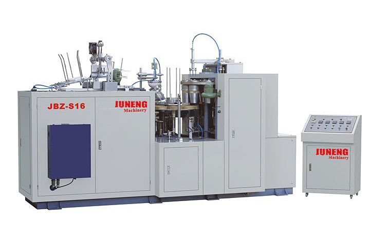  BZ-S16/S22 特殊規(guī)格全自動 超聲波 雙PE淋膜紙杯成型機(jī)