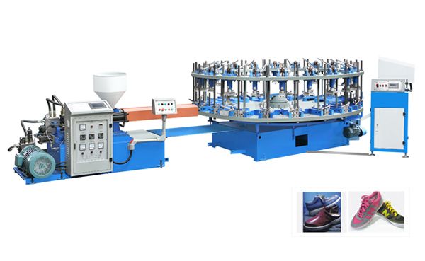 XZ-987/16-20 旋轉式半自動預塑發(fā)泡鞋類射出成型機