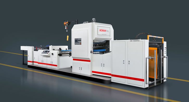  HM-1100FMA  全自動高速鏈刀型立式覆膜機