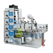 HS-BY系列不干膠商標柔版印刷機