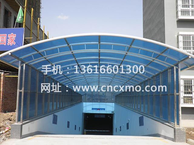 陽光板及復(fù)合瓦車棚系列006