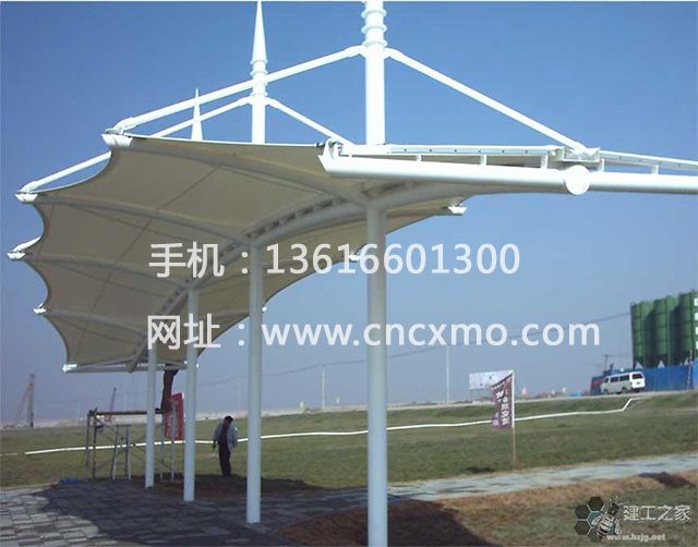 膜結構景觀棚019