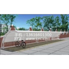 車棚、膜結構停車棚039