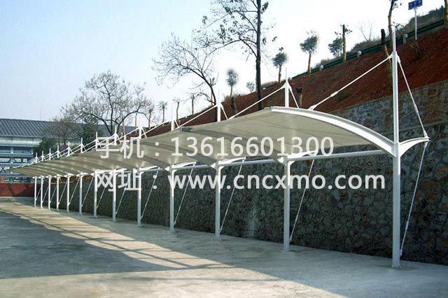 車棚、膜結構停車棚037