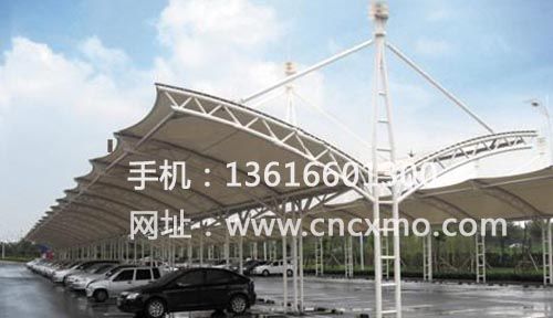 車棚、膜結構停車棚023