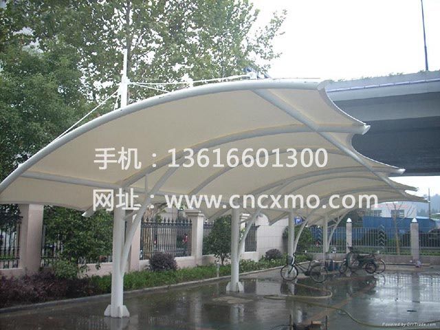 車棚、膜結(jié)構(gòu)停車棚008