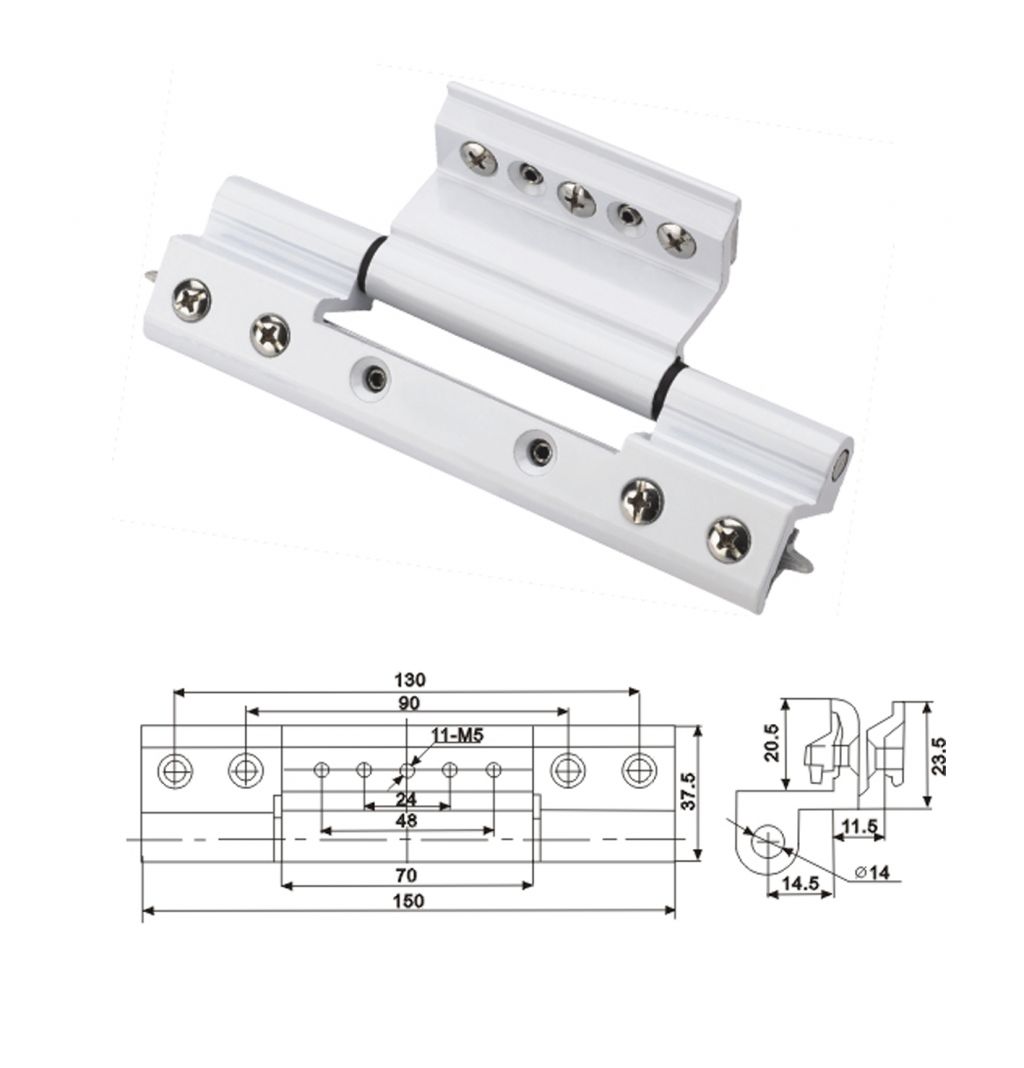57H加長(zhǎng)合頁(yè) 門(mén)窗五金 門(mén)窗配件