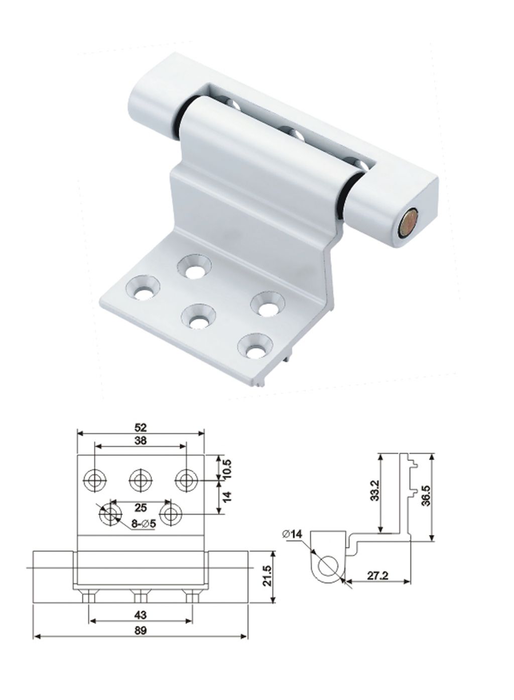 鋁塑合頁 門窗五金 門窗配件