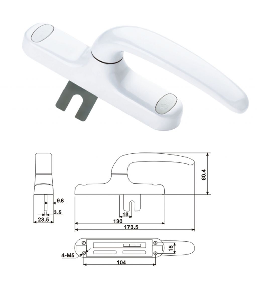 廣式大把執手 門窗五金 門窗配件