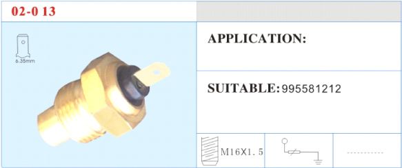 02-013 水溫傳感器 汽車部件
