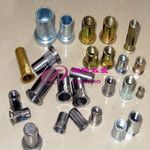 平頭條紋鉚螺母 碳鋼鉚平頭拉鉚壓鉚 拉鉚釘圓柱滾花螺帽