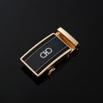 合金商務(wù)休閑自動(dòng)扣皮帶扣頭男士腰帶配件