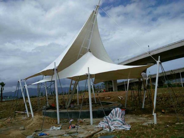 施工棚 膜結(jié)構(gòu)景觀棚