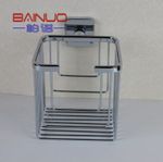 衛生間全銅網籃角藍轉角置物架三角藍帶鉤皂網衛浴浴巾架