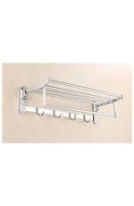 新款衛生間歐式雕花浴巾架 浴室不銹鋼折疊毛巾架