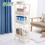 塑料居家日用百貨廚房置物架客廳夾縫可移動式收納架（22cm）