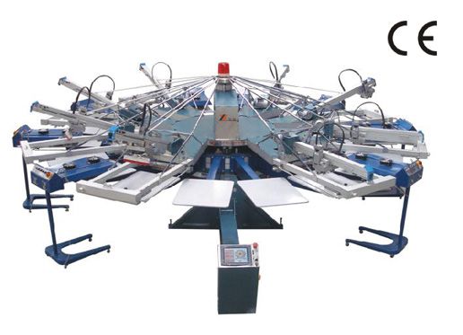 SPJ全自動旋轉(zhuǎn)膠漿印花機/絲印機