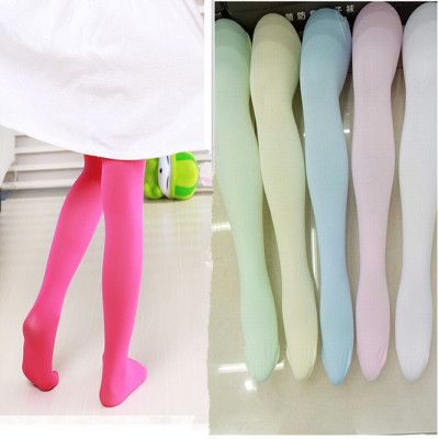 春夏韓版兒童打底褲襪 白色舞蹈襪女童天鵝絨連褲襪女童