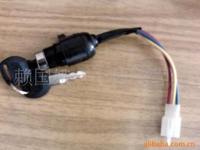 電動車與電動三輪車專用帶插件小頭電源鎖