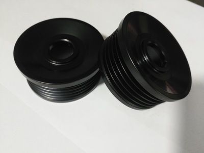 國產汽車比亞迪F3 G3 L3汽車發電機皮帶輪 皮帶盤 外表黑色5槽