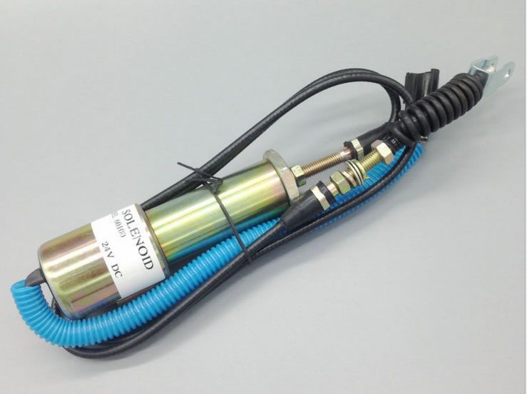 挖掘機配件 現代215-7 熄火電磁閥 R215-9 挖機 熄火開關