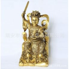 銅器工藝 九天玄女 驅(qū)邪避災(zāi) 招財納財納福八方