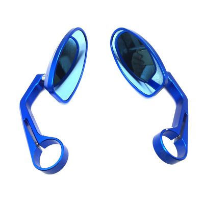 CNC電動(dòng)摩托車改裝后視鏡 雅馬哈跑車反光鏡凸面鏡 鋁合金倒后鏡