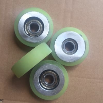 現代電梯輪簡介：電梯門機門掛板門輪。嚴格要求國家標準生產