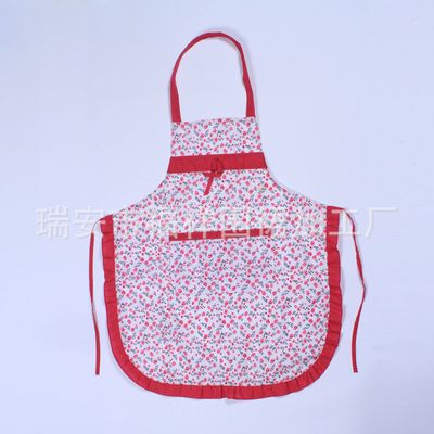 家居圍裙 荷葉邊圍裙 百搭圍裙