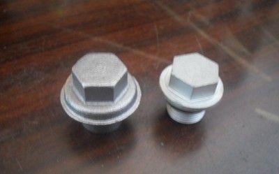 六角法蘭螺母件熱鍛，紅沖，鍛造加工 